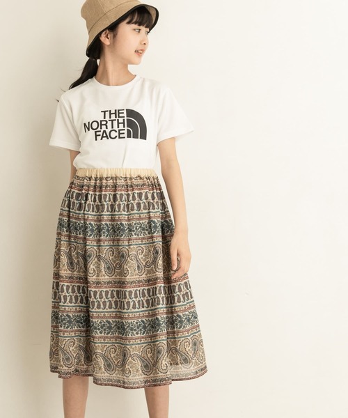 THE NORTH FACE（ザノースフェイス）の「『WEB限定』 THE NORTH FACE　S/SL B FREE T-SHIRTS(KIDS)（Tシャツ/カットソー・キッズ・ホワイト・110/120/130/140/150）」の6枚目の写真