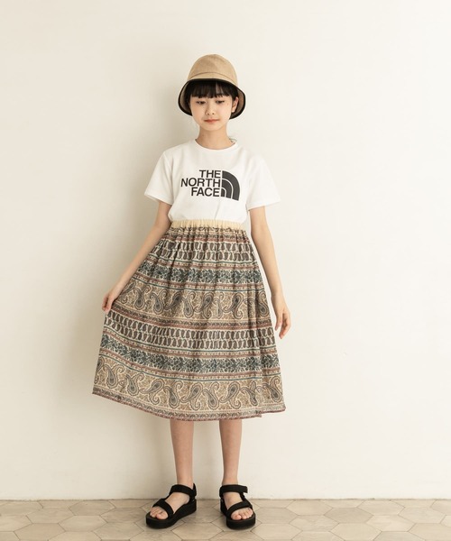 THE NORTH FACE（ザノースフェイス）の「『WEB限定』 THE NORTH FACE　S/SL B FREE T-SHIRTS(KIDS)（Tシャツ/カットソー・キッズ・ホワイト・110/120/130/140/150）」の8枚目の写真