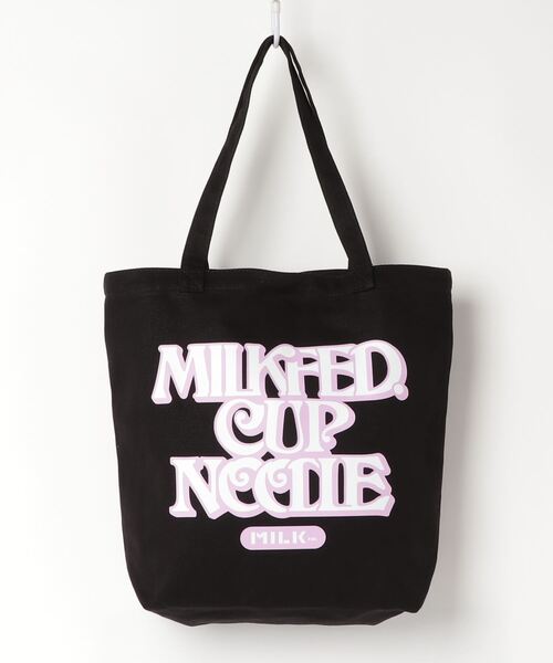 MILKFED.（ミルクフェド）の「CUPNOODLE×MILKFED TOTE BAG（ショルダーバッグ・レディース・ブラック/ホワイト・ONE SIZE）」の9枚目の写真
