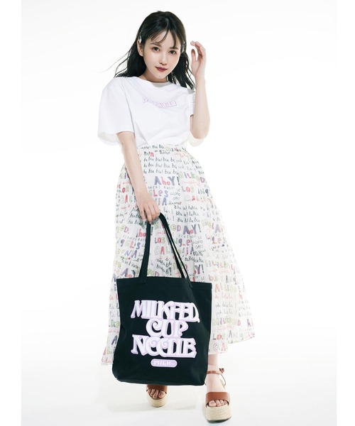 MILKFED.（ミルクフェド）の「CUPNOODLE×MILKFED TOTE BAG（ショルダーバッグ・レディース・ブラック/ホワイト・ONE SIZE）」の3枚目の写真