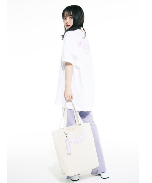 MILKFED.（ミルクフェド）の「CUPNOODLE×MILKFED TOTE BAG（ショルダーバッグ・レディース・ブラック/ホワイト・ONE SIZE）」の7枚目の写真