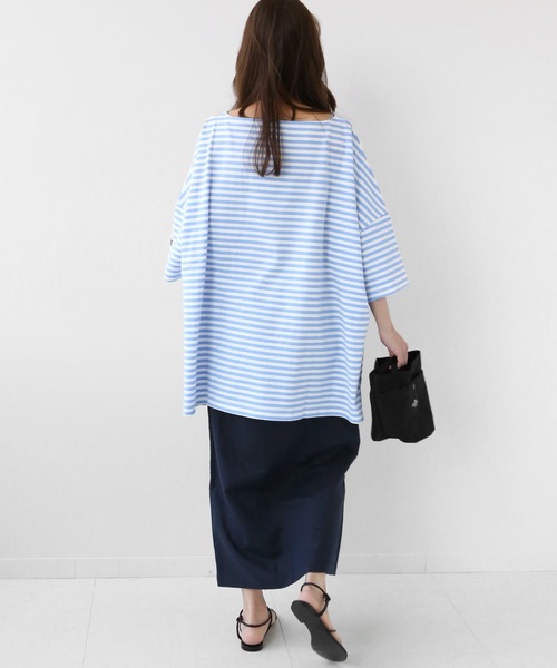 JOURNAL STANDARD relume(ジャーナルスタンダード レリューム)の「ウォッシャブルコットンリネンIラインスカート◆(スカート・レディース・ホワイト/ネイビー/キャメル・36/38)」の21枚目の写真