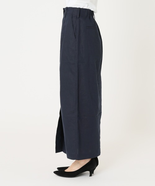 JOURNAL STANDARD relume(ジャーナルスタンダード レリューム)の「ウォッシャブルコットンリネンIラインスカート◆(スカート・レディース・ホワイト/ネイビー/キャメル・36/38)」の7枚目の写真