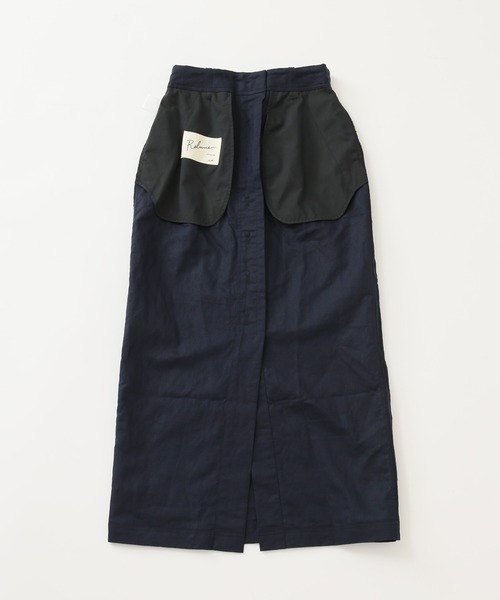 JOURNAL STANDARD relume(ジャーナルスタンダード レリューム)の「ウォッシャブルコットンリネンIラインスカート◆(スカート・レディース・ホワイト/ネイビー/キャメル・36/38)」の8枚目の写真