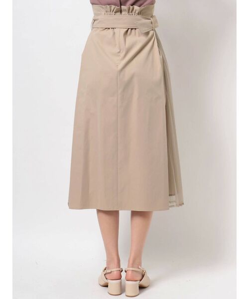 dazzlin（ダズリン）の「トレンチサイドチュールロングカート（スカート・レディース・ベージュ/ブラウン/モカ・SMALL/MEDIUM）」の15枚目の写真