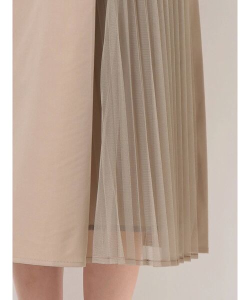 dazzlin（ダズリン）の「トレンチサイドチュールロングカート（スカート・レディース・ベージュ/ブラウン/モカ・SMALL/MEDIUM）」の18枚目の写真