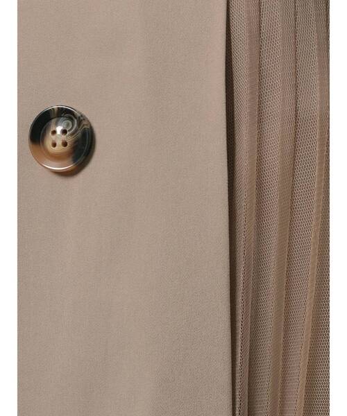 dazzlin（ダズリン）の「トレンチサイドチュールロングカート（スカート・レディース・ベージュ/ブラウン/モカ・SMALL/MEDIUM）」の12枚目の写真