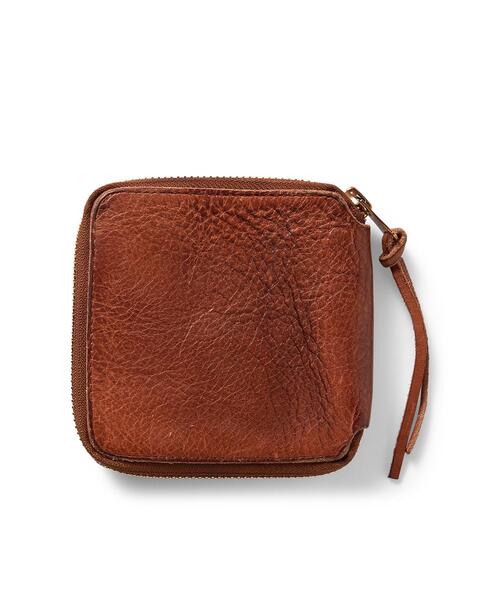 ダブルアールエル 2つ折り財布 ロゴ型押し エイジングレザー ブラウン 楽天市場】財布 二つ折り財布 Real レアル USオイルレザー ラウンド