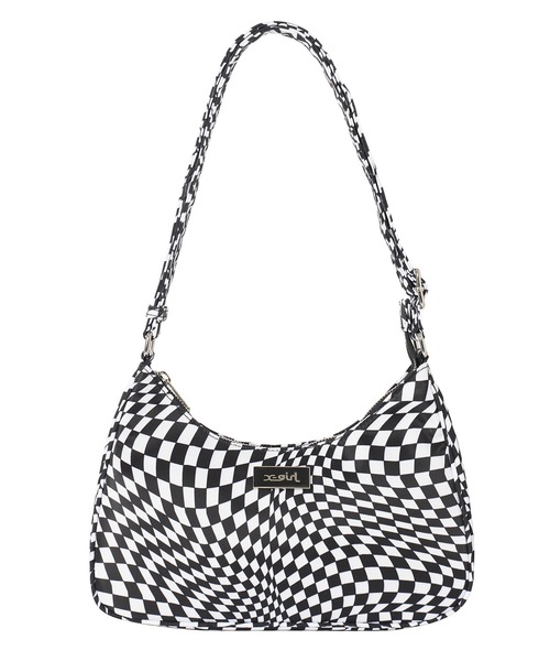 X-girl（エックスガール）の「HAND BAG（ハンドバッグ・レディース・ブラック/マルチ・ONE SIZE）」の5枚目の写真