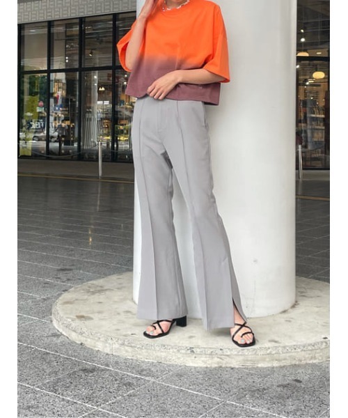 SLY（スライ）の「SIDE SLIT FLARE PT サイドスリットフレア パンツ