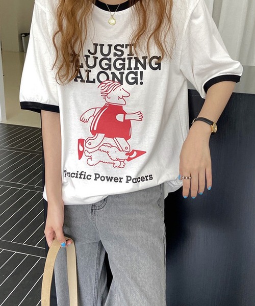 手書き風イラストｔシャツ