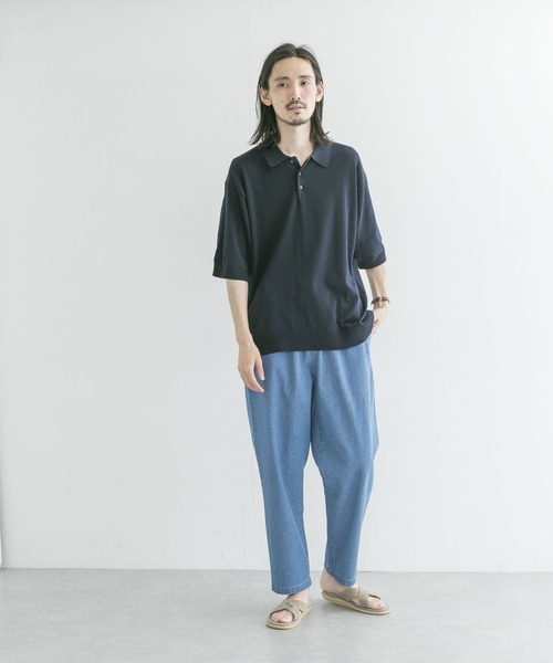 URBAN RESEARCH（アーバンリサーチ）の「DENIM CHEF PANTS（デニムパンツ・メンズ・ライトインディゴブルー/ワンウォッシュ・SMALL/LARGE/MEDIUM）」の3枚目の写真