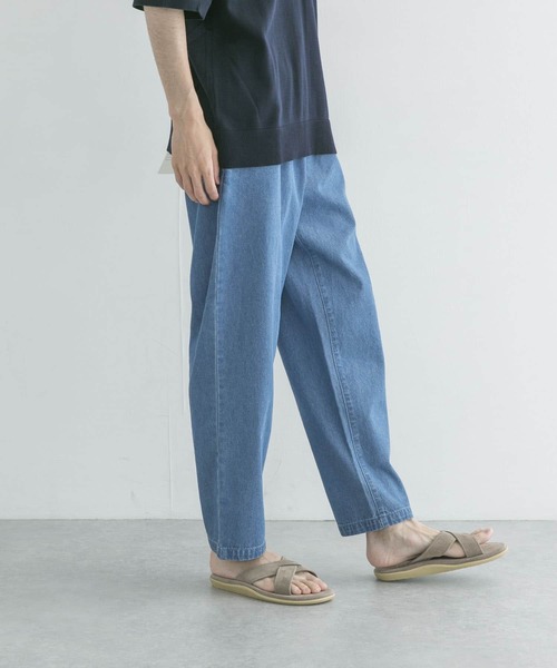 URBAN RESEARCH（アーバンリサーチ）の「DENIM CHEF PANTS（デニムパンツ・メンズ・ライトインディゴブルー/ワンウォッシュ・SMALL/LARGE/MEDIUM）」の12枚目の写真