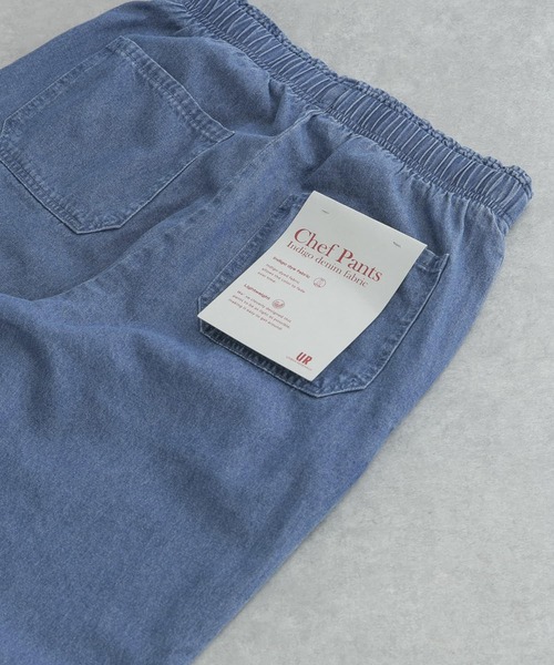 URBAN RESEARCH（アーバンリサーチ）の「DENIM CHEF PANTS（デニムパンツ・メンズ・ライトインディゴブルー/ワンウォッシュ・SMALL/LARGE/MEDIUM）」の7枚目の写真