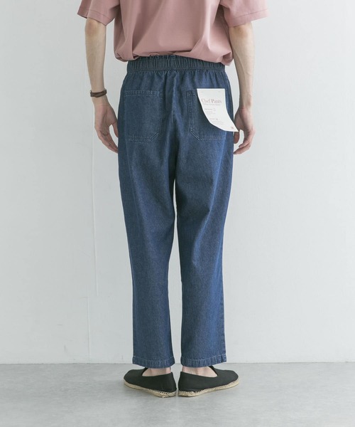 URBAN RESEARCH（アーバンリサーチ）の「DENIM CHEF PANTS（デニムパンツ・メンズ・ライトインディゴブルー/ワンウォッシュ・SMALL/LARGE/MEDIUM）」の18枚目の写真