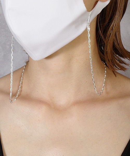 ISOLATION（アイソレーション）の「【ISOLATION / アイソレーション】Silver925 Multi chain Necklace/ ネックレス / ブレスレット / マスクチェーン/ 3WAY（ネックレス・レディース・シルバー・50cm）」の11枚目の写真