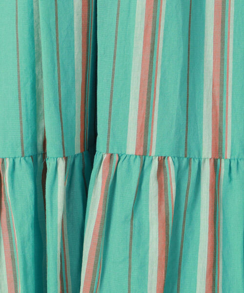 NOLLEY’S（ノーリーズ）の「ティアードマルチストライプワンピース（ワンピース・レディース・ブルー系その他7/グリーン系その他3・1/2）」の21枚目の写真