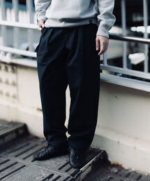 GLOSTER | 【GLOSTER/グロスター】ツータックチノトラウザーズ(チノパンツ)