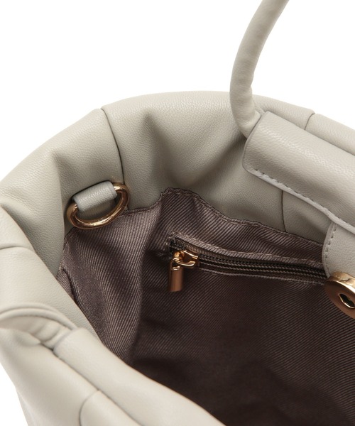 ROPE' PICNIC(ロペピクニック)の「ボンディングバケットトート&ショルダーバッグ(ショルダーバッグ・レディース・ブラック/ベージュ系その他2・FREE)」の13枚目の写真