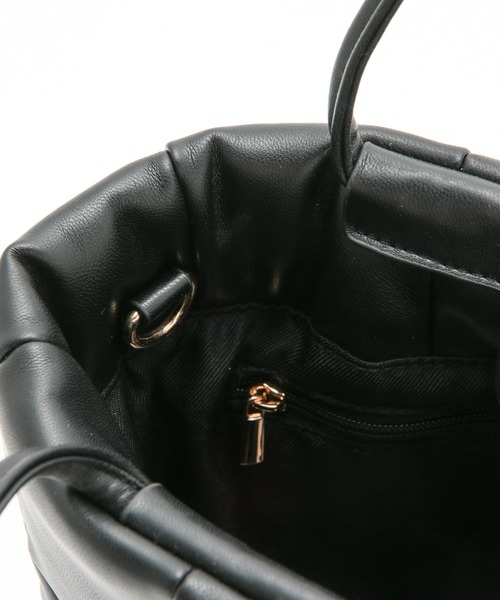 ROPE' PICNIC(ロペピクニック)の「ボンディングバケットトート&ショルダーバッグ(ショルダーバッグ・レディース・ブラック/ベージュ系その他2・FREE)」の4枚目の写真