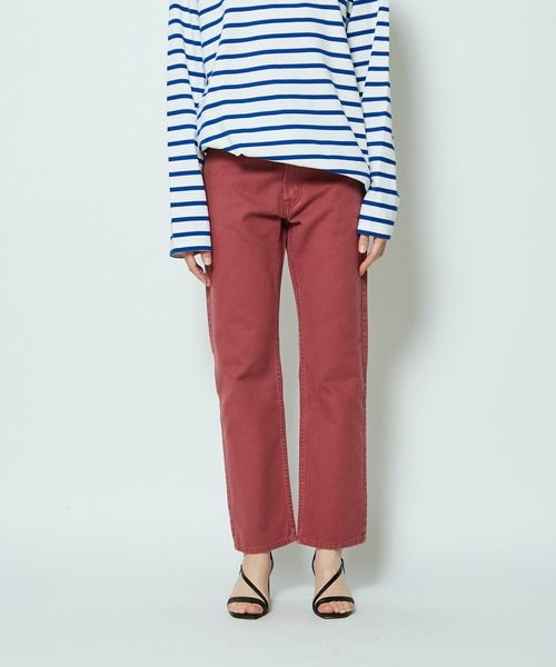 CIAOPANIC(チャオパニック)の「■5ポケットカラーデニムパンツ(デニムパンツ・レディース・ブラック/ブラウン/ピンク・SMALL/MEDIUM)」の9枚目の写真