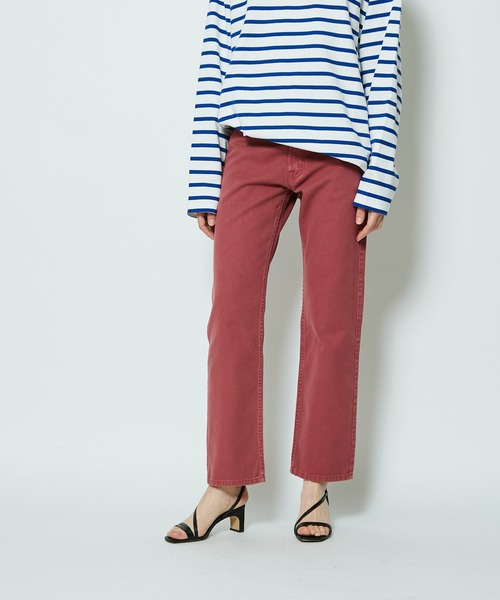 CIAOPANIC(チャオパニック)の「■5ポケットカラーデニムパンツ(デニムパンツ・レディース・ブラック/ブラウン/ピンク・SMALL/MEDIUM)」の14枚目の写真