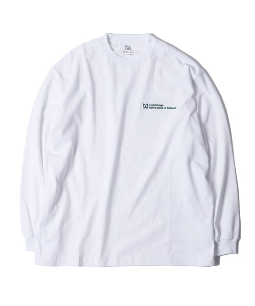 Firsthand（ファーストハンド）の「Firsthand/ファーストハンド MA by Satoshi Mizutani　8Oz Signature l/s TEE / 刺繍ロゴロングスリーブTシャツ（Tシャツ/カットソー・メンズ・ホワイト/ブラック/グリーン/ブラウン系その他/グレー・ﾌﾘ-）」の2枚目の写真