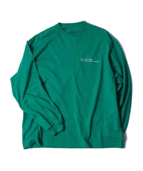 Firsthand（ファーストハンド）の「Firsthand/ファーストハンド MA by Satoshi Mizutani　8Oz Signature l/s TEE / 刺繍ロゴロングスリーブTシャツ（Tシャツ/カットソー・メンズ・ホワイト/ブラック/グリーン/ブラウン系その他/グレー・ﾌﾘ-）」の5枚目の写真