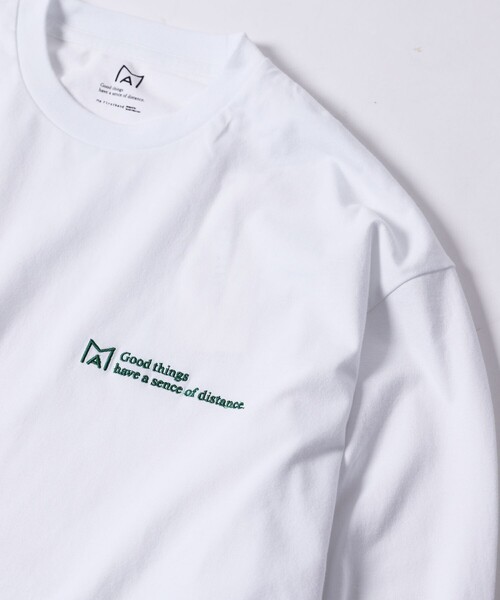 Firsthand（ファーストハンド）の「Firsthand/ファーストハンド MA by Satoshi Mizutani　8Oz Signature l/s TEE / 刺繍ロゴロングスリーブTシャツ（Tシャツ/カットソー・メンズ・ホワイト/ブラック/グリーン/ブラウン系その他/グレー・ﾌﾘ-）」の9枚目の写真