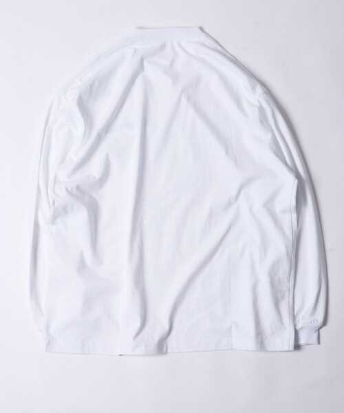 Firsthand（ファーストハンド）の「Firsthand/ファーストハンド MA by Satoshi Mizutani　8Oz Signature l/s TEE / 刺繍ロゴロングスリーブTシャツ（Tシャツ/カットソー・メンズ・ホワイト/ブラック/グリーン/ブラウン系その他/グレー・ﾌﾘ-）」の6枚目の写真