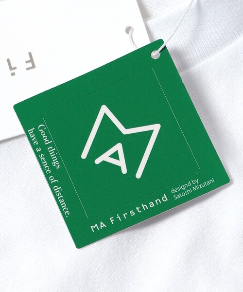Firsthand（ファーストハンド）の「Firsthand/ファーストハンド MA by Satoshi Mizutani　8Oz Signature l/s TEE / 刺繍ロゴロングスリーブTシャツ（Tシャツ/カットソー・メンズ・ホワイト/ブラック/グリーン/ブラウン系その他/グレー・ﾌﾘ-）」の18枚目の写真