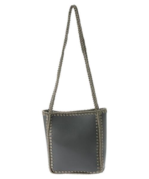 Green Parks(グリーンパークス)の「・カガリアミロングショルダートート*(トートバッグ・レディース・グレー/ブラウン/グリーン/ブラック・FREE)」の15枚目の写真