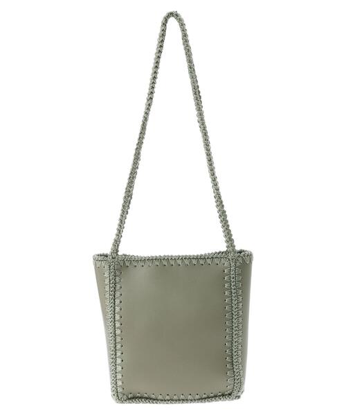 Green Parks(グリーンパークス)の「・カガリアミロングショルダートート*(トートバッグ・レディース・グレー/ブラウン/グリーン/ブラック・FREE)」の18枚目の写真