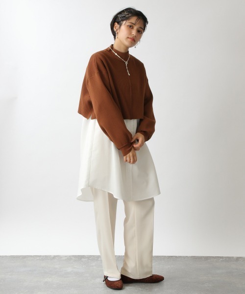 ショートニットセットワンピース