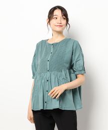 レディースのシャツ ブラウス グリーン カーキ 緑色系 半袖 ファッション通販 Zozotown