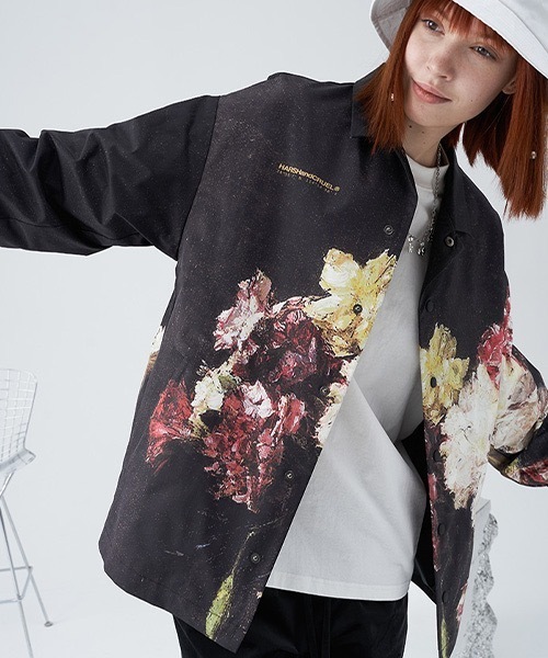 HARSH AND CRUEL(ハーシュアンドクルーエル)の「【Harsh and Cruel】Flower Print Coach Jacket HC21S37(ブルゾン・メンズ・マルチ・M/L)」の2枚目の写真