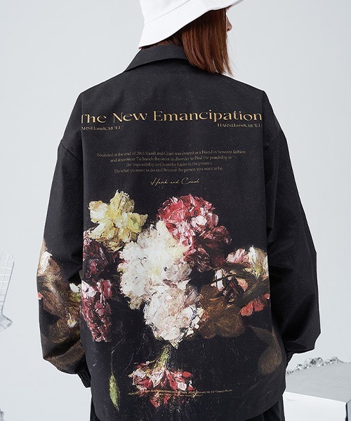 HARSH AND CRUEL(ハーシュアンドクルーエル)の「【Harsh and Cruel】Flower Print Coach Jacket HC21S37(ブルゾン・メンズ・マルチ・M/L)」の6枚目の写真
