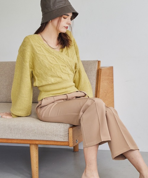 Cheek(チーク)の「ストレッチクロスベルト付パンツ(その他パンツ・レディース・ブラック/グリーン/キャメル/ピンク・SMALL/MEDIUM)」の19枚目の写真