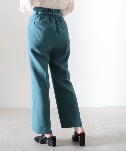 Cheek(チーク)の「ストレッチクロスベルト付パンツ(その他パンツ・レディース・ブラック/グリーン/キャメル/ピンク・SMALL/MEDIUM)」の15枚目の写真