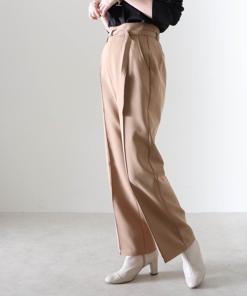 Cheek(チーク)の「ストレッチクロスベルト付パンツ(その他パンツ・レディース・ブラック/グリーン/キャメル/ピンク・SMALL/MEDIUM)」の18枚目の写真
