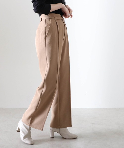 Cheek(チーク)の「ストレッチクロスベルト付パンツ(その他パンツ・レディース・ブラック/グリーン/キャメル/ピンク・SMALL/MEDIUM)」の11枚目の写真