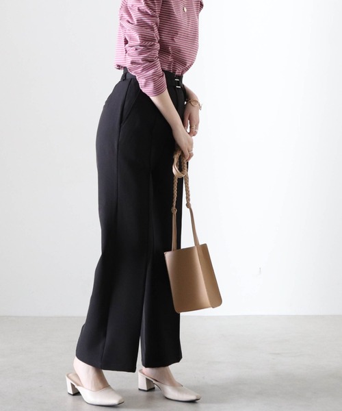 Cheek(チーク)の「ストレッチクロスベルト付パンツ(その他パンツ・レディース・ブラック/グリーン/キャメル/ピンク・SMALL/MEDIUM)」の20枚目の写真