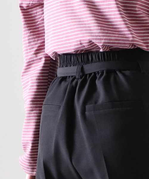 Cheek(チーク)の「ストレッチクロスベルト付パンツ(その他パンツ・レディース・ブラック/グリーン/キャメル/ピンク・SMALL/MEDIUM)」の14枚目の写真