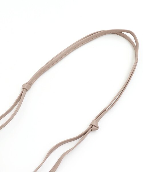 apres les cours（アプレレクール）の「スクエアポシェット（ショルダーバッグ・キッズ・ブラウン/ベージュ・FREE）」の14枚目の写真