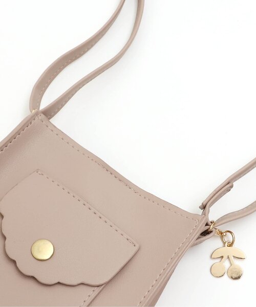 apres les cours（アプレレクール）の「スクエアポシェット（ショルダーバッグ・キッズ・ブラウン/ベージュ・FREE）」の15枚目の写真