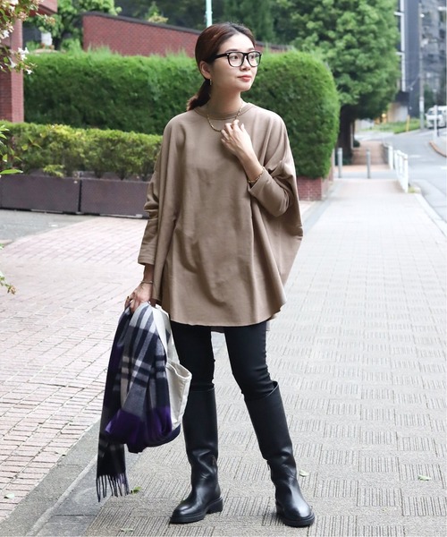 JOURNAL STANDARD（ジャーナルスタンダード）の「■■■モイストウラケポンチョプルオーバー（Tシャツ/カットソー・レディース・グレー/カーキ/ブラック系その他・FREE）」の21枚目の写真