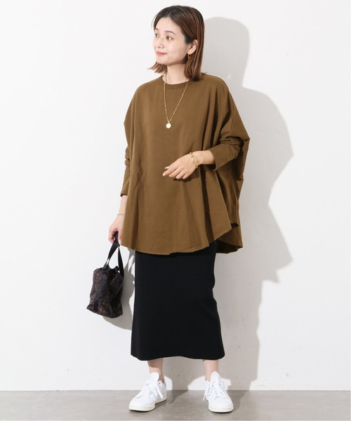 JOURNAL STANDARD（ジャーナルスタンダード）の「■■■モイストウラケポンチョプルオーバー（Tシャツ/カットソー・レディース・グレー/カーキ/ブラック系その他・FREE）」の13枚目の写真