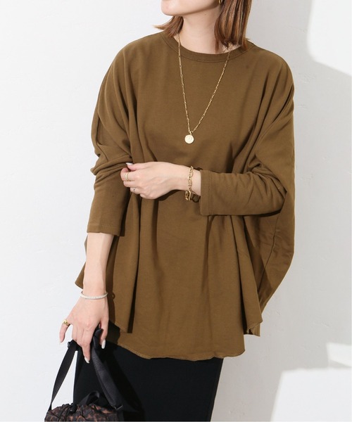 JOURNAL STANDARD（ジャーナルスタンダード）の「■■■モイストウラケポンチョプルオーバー（Tシャツ/カットソー・レディース・グレー/カーキ/ブラック系その他・FREE）」の12枚目の写真