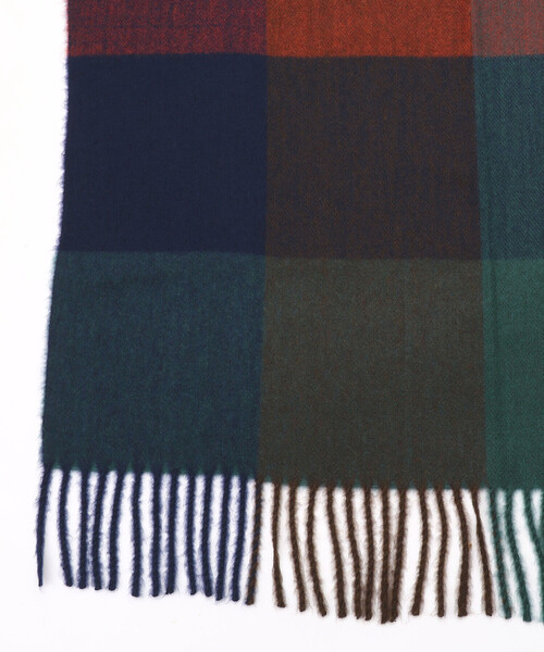 MONO COMME CA(モノコムサ)の「ブロックチェック ストール(ストール/ショール・レディース・ブラウン系/グリーン系/ネイビー系/ブルー系・FREE)」の11枚目の写真