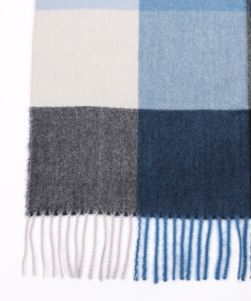 MONO COMME CA(モノコムサ)の「ブロックチェック ストール(ストール/ショール・レディース・ブラウン系/グリーン系/ネイビー系/ブルー系・FREE)」の14枚目の写真